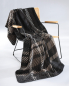 Preview: Biederlack Wohn- und Kuscheldecke 'Midnight Elegance' 150 x 200 cm Schwarz